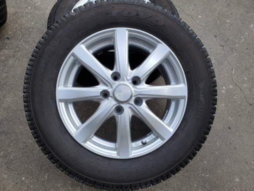 トーヨー195/65r15 スタッドレスタイヤ、ホイール、ナット20本セット