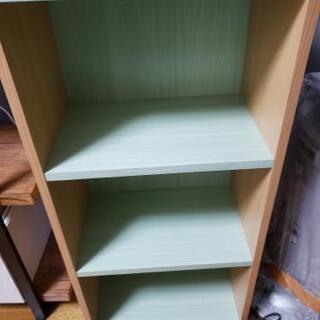 三段カラーボックス