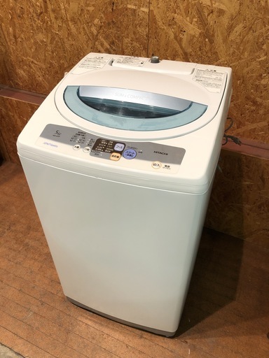【管理KRS147】HITACHI 2008年 NW-5HR 5.0kg 洗濯機
