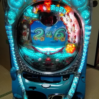 パチンコ 自動回転装置付き（回転のみ） CR南国育ちML （青枠） 実機