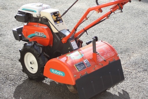【SOLD OUT】クボタ 耕運機 管理機 TR70 土の助 6.2馬力
