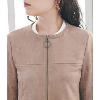 新品タグ付き☆ロペピクニック☆マシュマロタッチジャケット♪ベージュMの画像