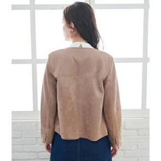 新品タグ付き☆ロペピクニック☆マシュマロタッチジャケット♪ベージュMの画像