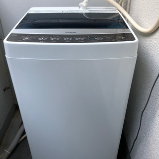 【取引中】5.5kg 洗濯機　2017年製　Haierの画像