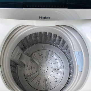 【取引中】5.5kg 洗濯機　2017年製　Haierの画像