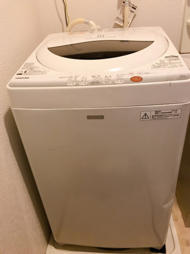 5kg TOSHIBA洗濯機 2015年製 ※説明書付き