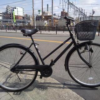♪ジモティー特価♪真っ黒仕様　２６型中古シティサイクル　新大阪　サイクルキッズ