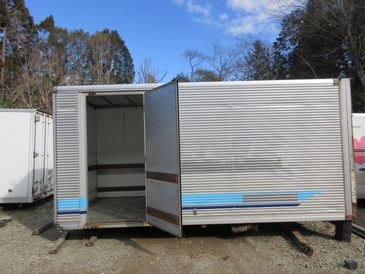 ♪ハBA17♪物置♪コンテナ♪手頃♪サイドドア付♪アルミ箱♪