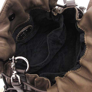 良品 ロエベ LOEWE ナッパレザー フラメンコ30 巾着 の画像