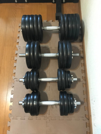 ダンベル120キロ　30×4