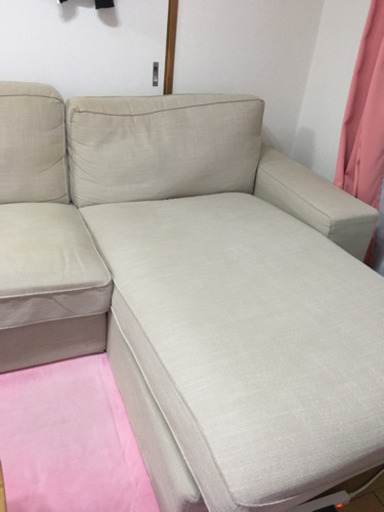 IKEA KIVIKシーヴィク 3人掛けソファ ヒッラレドベージュ