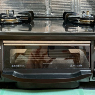 【中古】ガスコンロ　2口　都市ガス用　IC-800B-1R