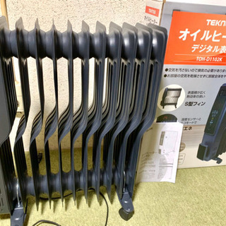 【ほぼ新品】【期間限定再値下げ】オイルヒーター 〈箱付き〉〈説明...