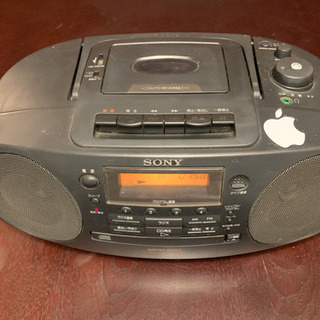 差し上げます：ラジカセ　SONY CFD-38
