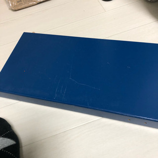 子供 ベッド 身長式 IKEA ブースンゲ ホワイトとブルーの画像