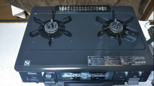 パロマ都市ガス用2口コンロ