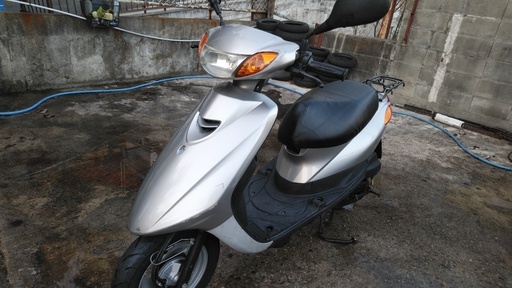 ⭐ヤマハJOG　SA36J　シルバー　タイヤ前後新品　インジェクションスクーター