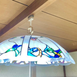 【取引中】【期間限定値下げ】電気傘〈アンティーク調〉〈レトロ調〉の画像