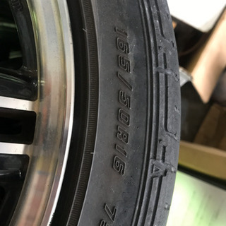 ダイハツ　タントカスタム　16インチ軽量アルミ4本セットの画像