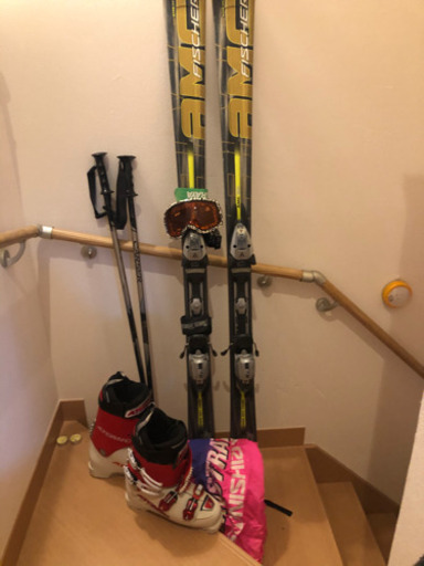 フィッシャー板アトミックブーツ他セット