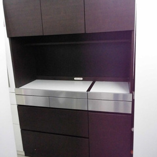 末次家具 レンジボード 食器棚 キッチンボード 幅120cm ⑳...
