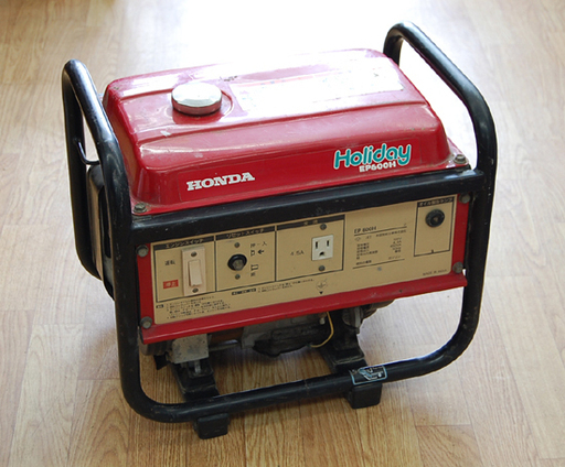 ジャンク HONDA/ホンダ 発電機 EP600H Holiday レッド系 タンク2.3L 50Hz ホリデイ ☆ PayPay(ペイペイ)決済可能 ☆ 札幌市 清田区 平岡