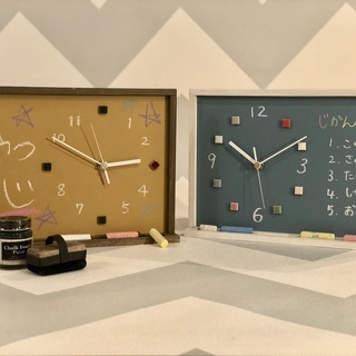 ええやんまちフェス　近鉄百貨店×友安製作所コラボワークショップ　親子で黒板時計を作ろう！の画像