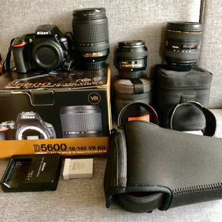 D5600 ダブルズームキット レンズ他