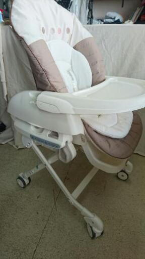 美品 コンビ オートスイング ハイ&ローチェア ネムリラ エッグショック