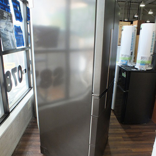 苫小牧バナナ】2013年製 三菱/MITSUBISHI 600L冷蔵庫 両開き MR-JX60W