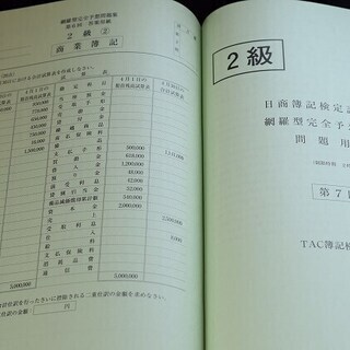 【未使用】日商簿記2級　網羅型　完全予想問題集　2013年度版の画像