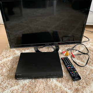 SHARP 24型 液晶テレビ + DVDプレイヤー SHARP 24型 液晶テレビ + DVDプレイヤー 【公式通販】