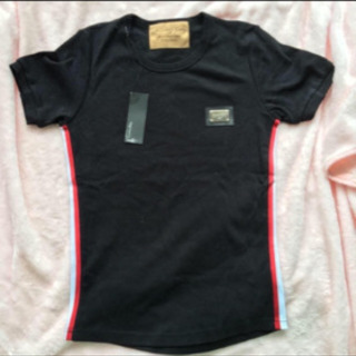 新品☆GIANIBARBATO 半袖Tシャツ M 黒 イタリア製の画像