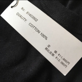 新品☆GIANIBARBATO 半袖Tシャツ M 黒 イタリア製の画像