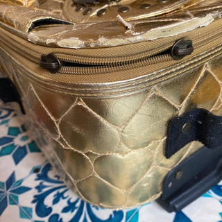 ヴィクトリアズシークレットスーツケース　やや難ありの画像