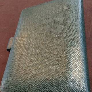 ★値下／再出品★ルイヴィトン■システム手帳カバー【中古】LOUIS VUITTON　アジェンダMM　タイガ　レザー（カラー：エピセア）の画像