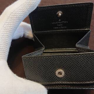 ★値下／再出品★ルイヴィトン■コインケース（小銭入れ財布）【美品／程度良】LOUIS VUITTON　ポルト・モネ・ボワット　タイガ　レザー（カラー：アルドワーズ）廃盤 の画像