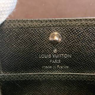 ★値下／再出品★ルイヴィトン■コインケース（小銭入れ財布）【美品／程度良】LOUIS VUITTON　ポルト・モネ・ボワット　タイガ　レザー（カラー：アルドワーズ）廃盤 の画像