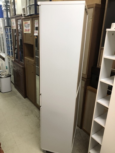 【リサイクルショップどりーむ荒田店】967　食器棚　棚　ホワイト　