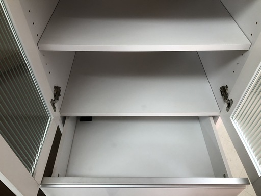 【リサイクルショップどりーむ荒田店】967　食器棚　棚　ホワイト　