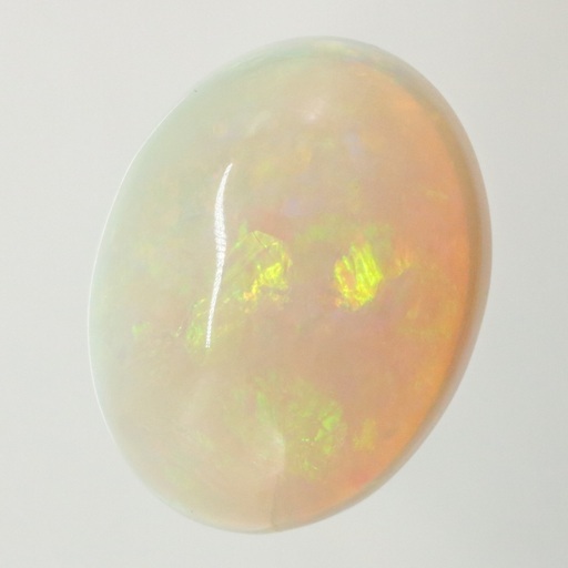 宝石ソーティング付き 天然 ホワイトオパール 3.182ct ルース 裸石 ルースケース付き GGTL【HR-9】