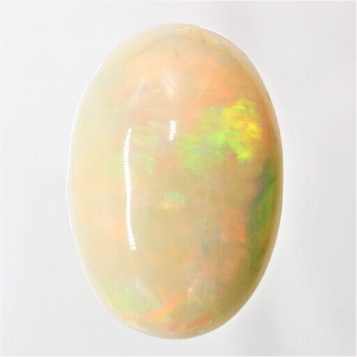 宝石ソーティング付き 天然 ホワイトオパール 7.775ct ルース 裸石 ルースケース付き GGTL【HR-10】