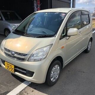 総額9.8万円 ナビ付!平成20年式 ダイハツ ムーブL(L175S) 9.8万キロ 車検令和3年1月 ゴールドの画像