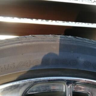【売約済】245/40R20 社外アルミタイヤ付き ヴェルファイア他の画像