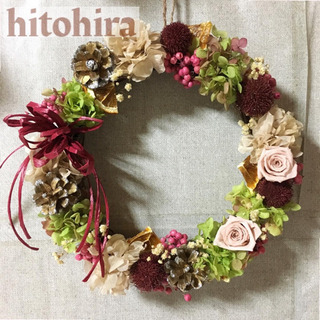 お花を使用した店舗ディスプレイ