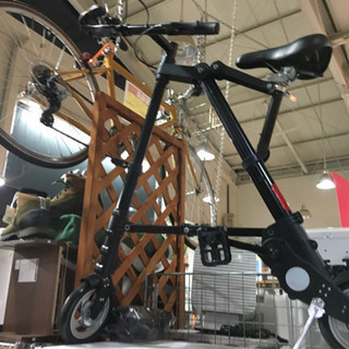 超軽量 A型 8インチ 折りたたみ自転車 ミニバイク 美品の画像