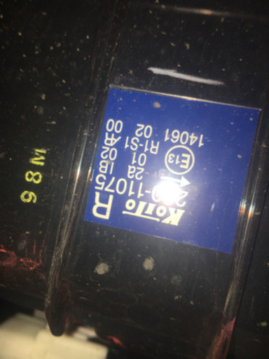 小糸LEDテールランプ新車外し