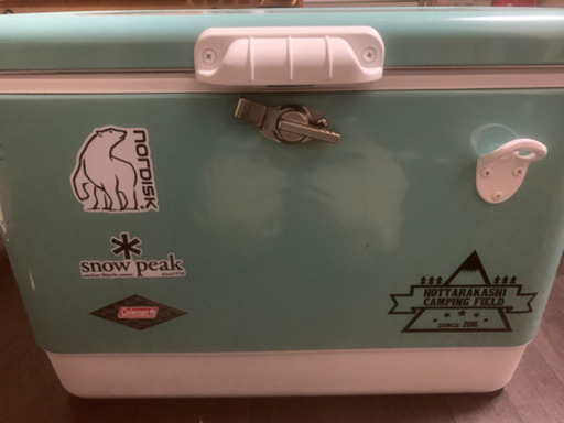コールマン  スチールベルトクーラー　60周年　ターコイズ