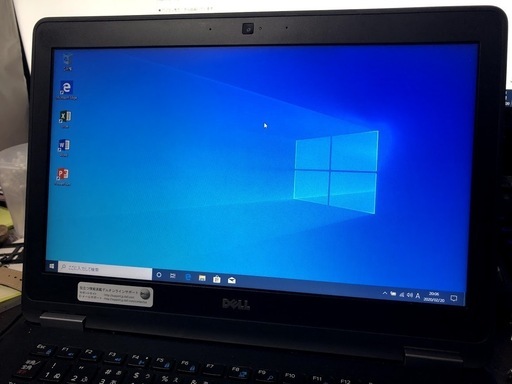 【DELL】Corei5搭載m.2SSD換装Office2019認証済みモバイルノートPC 【新古品】