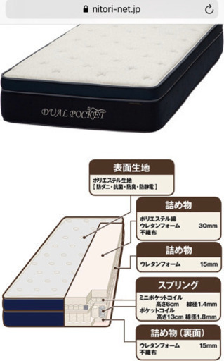 sharp冷蔵庫(2017製)+ニトリベット　40,000円！